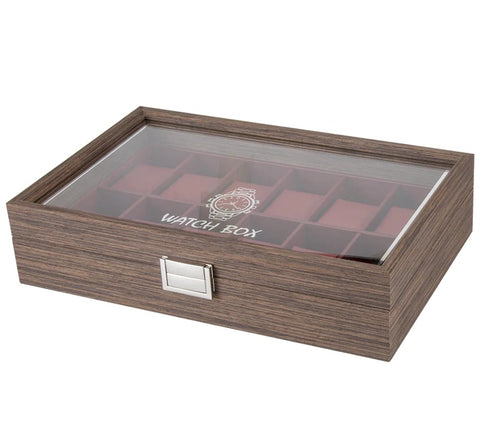 red wooden watch box singapore