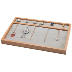 Necklace / Ring Wooden Jewelry Storage Tray