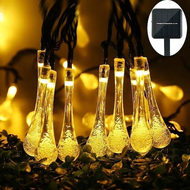 solar string lights warm white