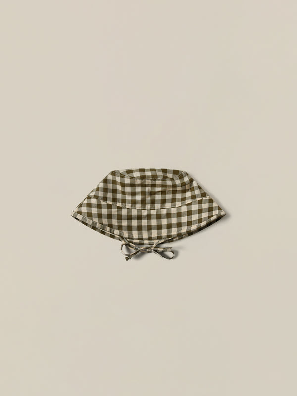 Gingham Gather Dress | Organic Zoo