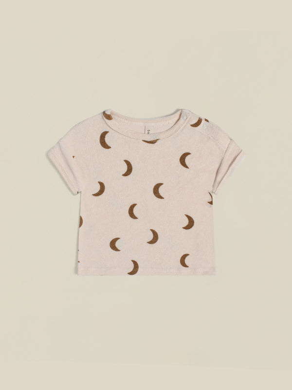 Honey Midnight Terry Boxy T-shirt | Organic Zoo