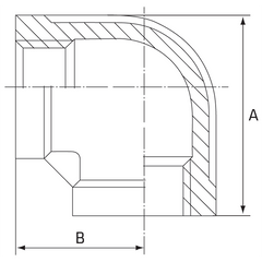 Female Elbow 90º 1/2 Inch