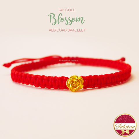 Lucky Pig Chinese Zodiac Red String Bracelet (24K) – Popular J