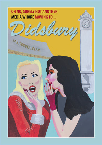 Retro poster art featuring Didsbury