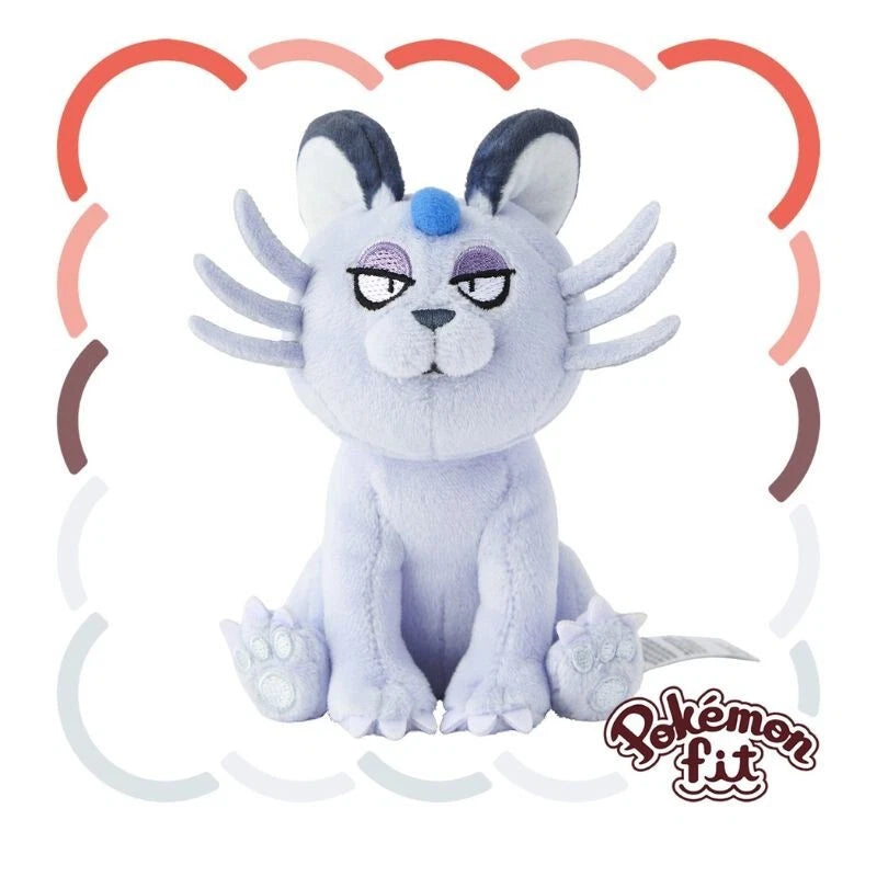 Pokemon Center Original Pokemon Fit A053 Alolan Persian Plush Doll JAPAN