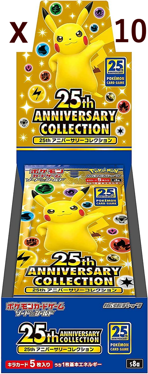25th aniversary collection ポケモン 10box