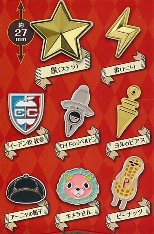 Takara Tomy Pepakura Spy x Family Trading Tin Badge 8Pack BOX