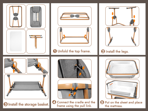 papablic bassinet assemble