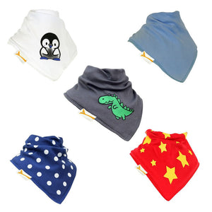 funky giraffe bandana bibs