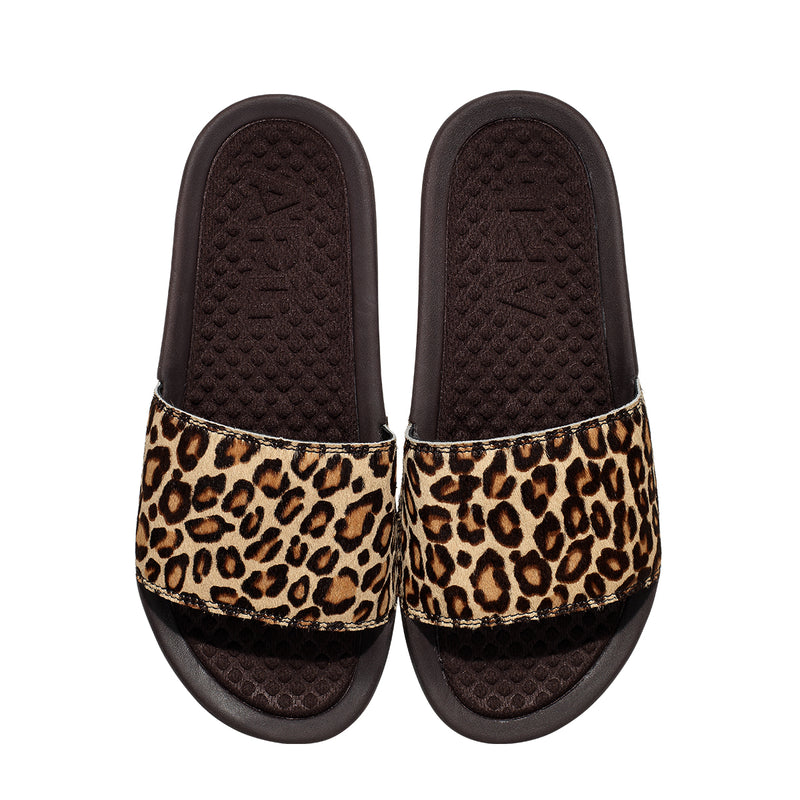 Iconic Calf Hair Slide Cheetah | APL Shoes