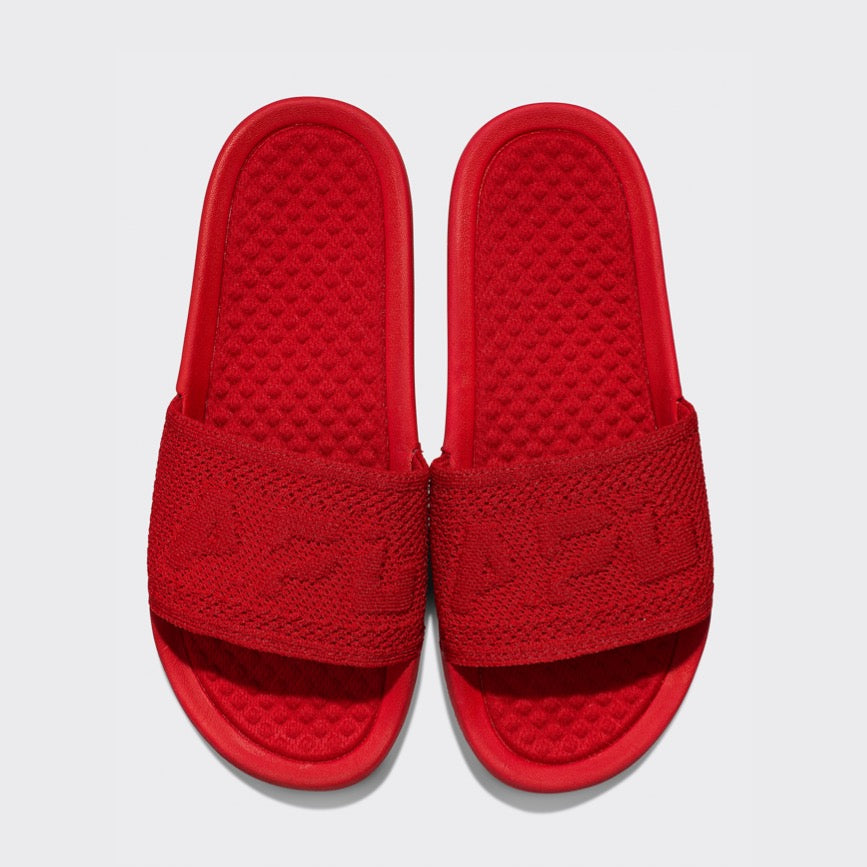 red mens slides