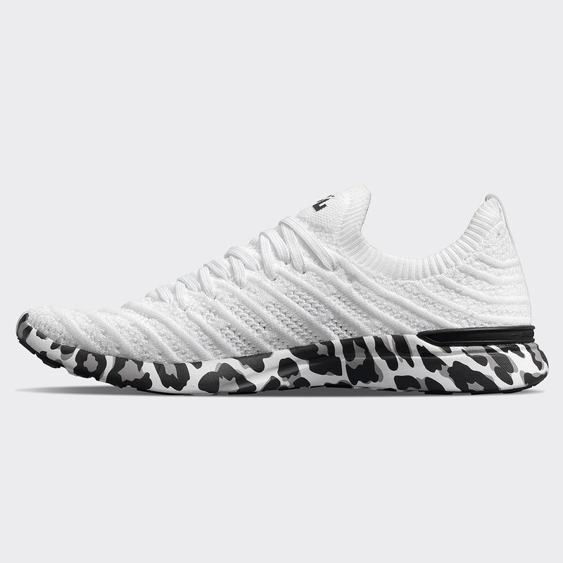 white leopard shoes