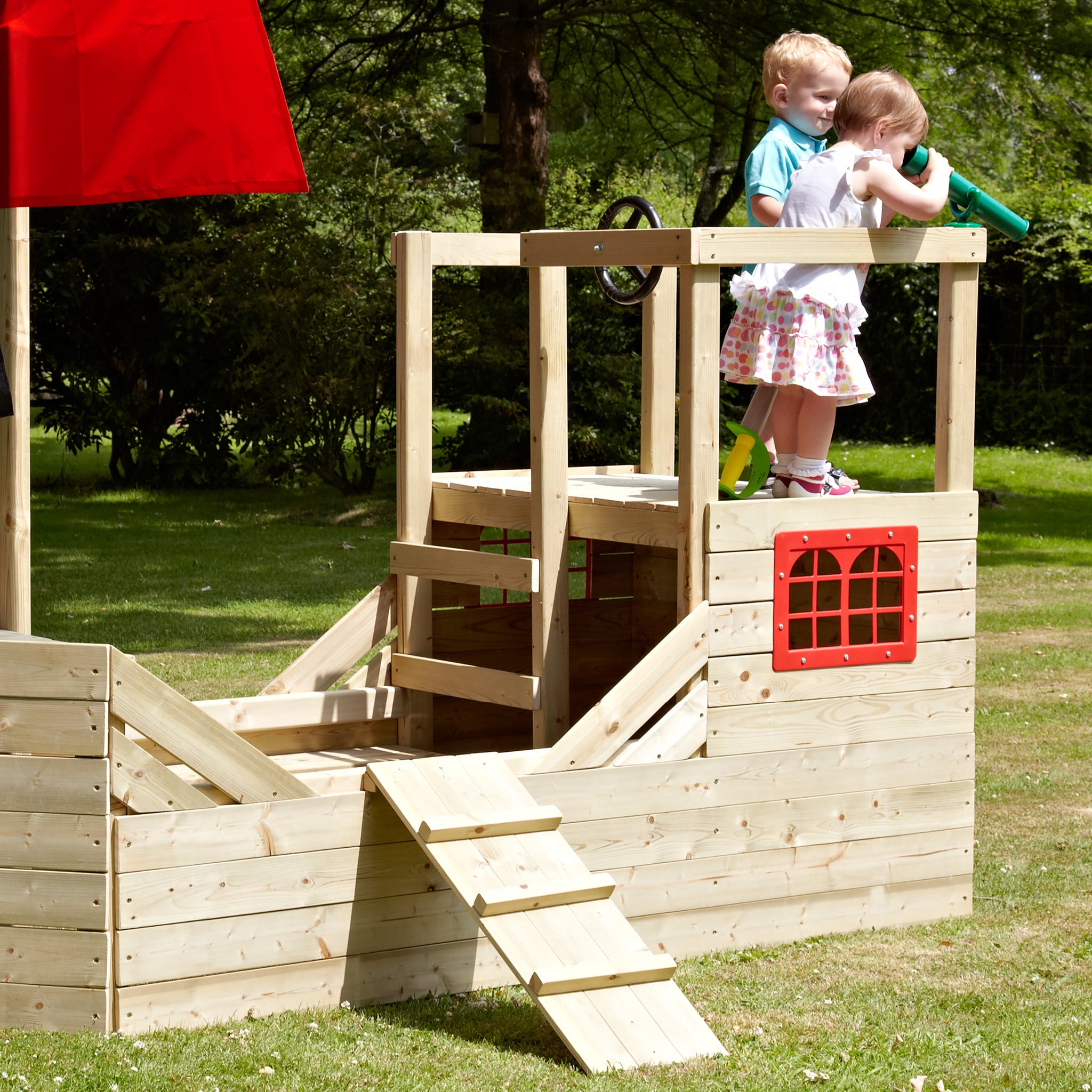 tp pirate galleon wooden playhouse