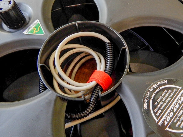 starlink cable in flat out multi-reel with 1m coiled in centre for easy use