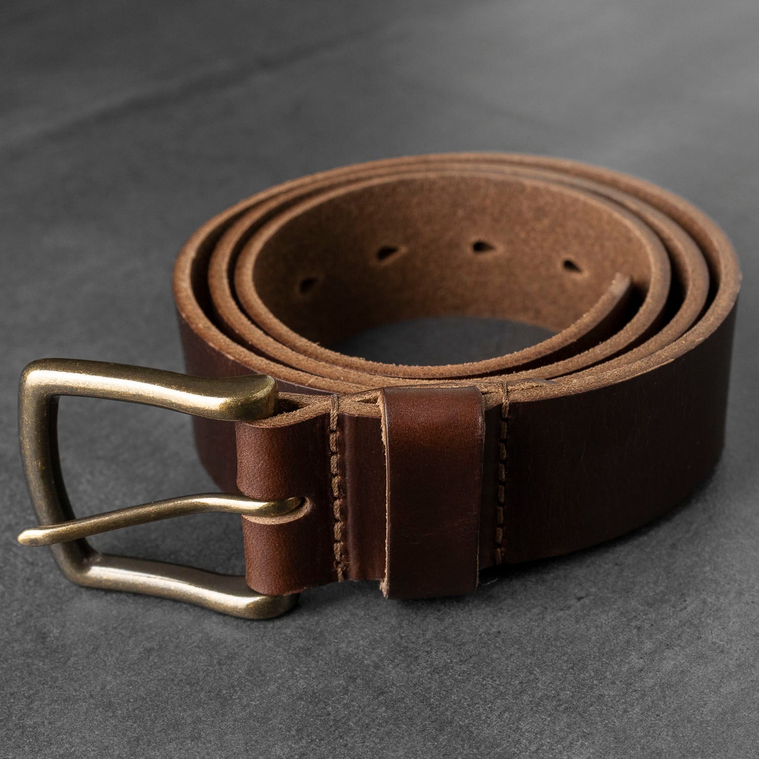 spion Verdragen Aan boord Horween Leather Belt for Men - Brown Chromexcel