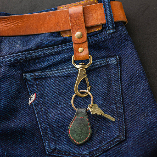Leather Keychain Belt Clip - Ashland Leather