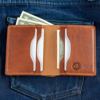 Tony the Ant - Horween Leather Bifold Wallet - Ashland Leather