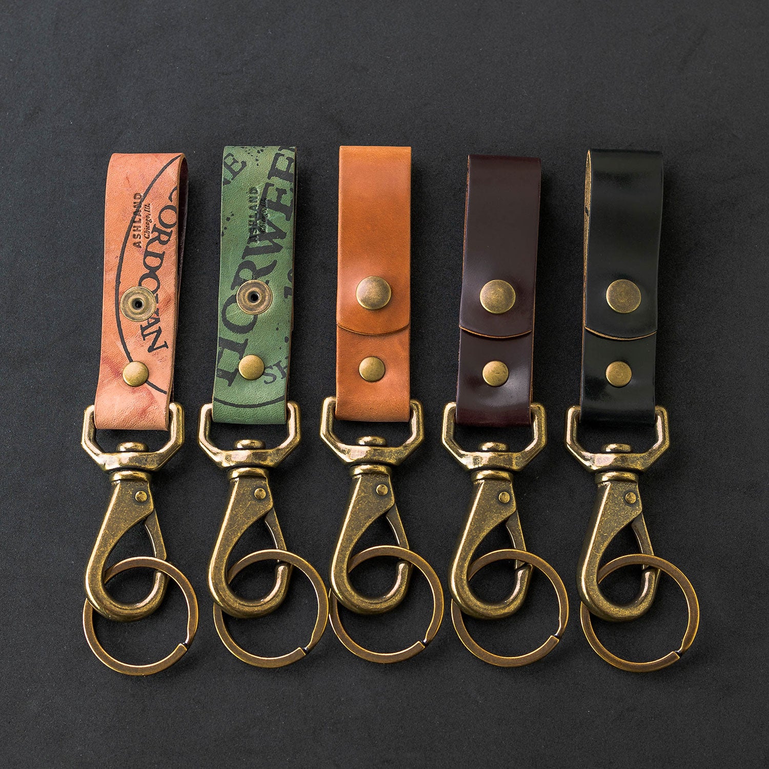 Ashland Leather Co. Leather Keychain Belt Clip