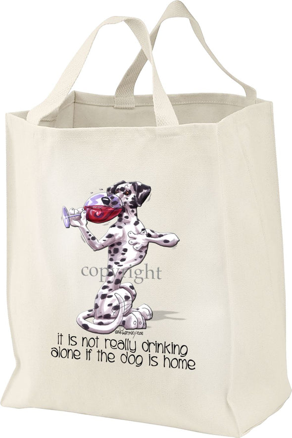 Dalmatian - It's Not Drinking Alone - Tote Bag