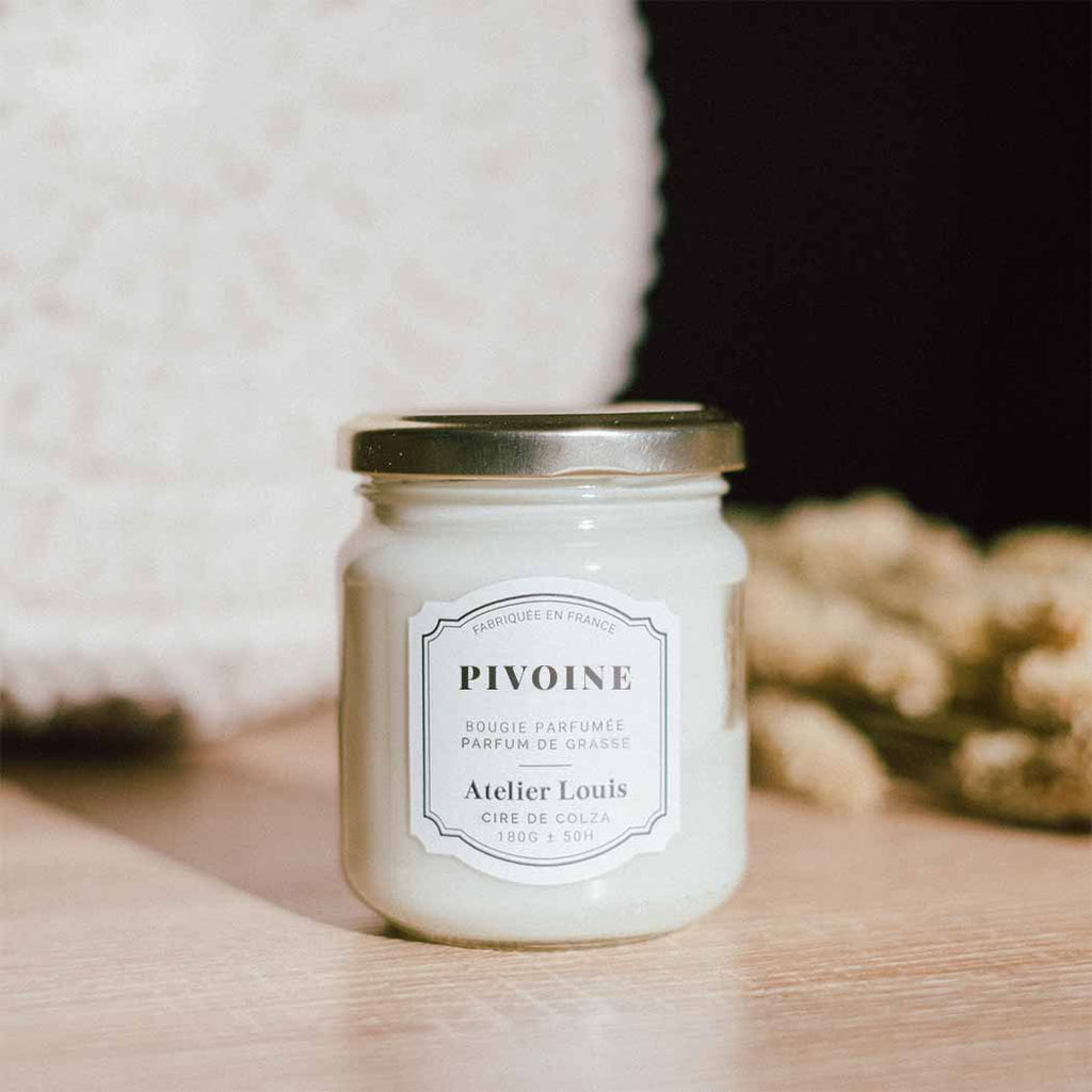 natural scented candle Peony