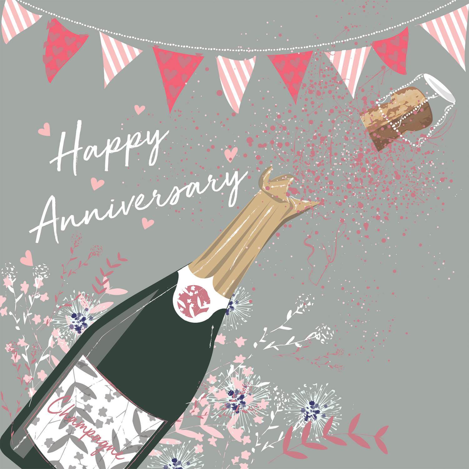 Happy Anniversary Champagne – Milkwood Art Licensing