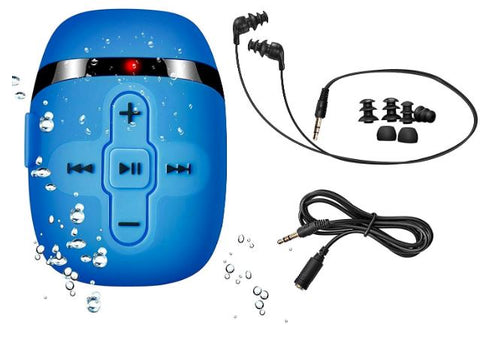 Tayogo Upgraded Waterproof MP3 Player - 8GB Memory, Magnetic Charging