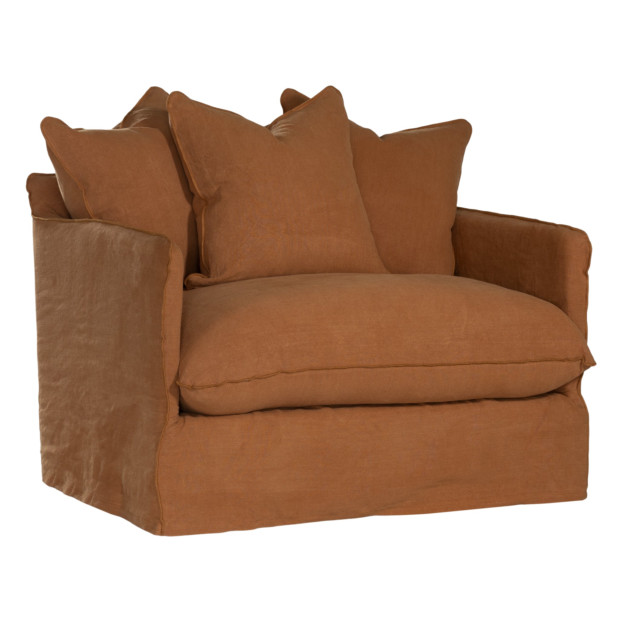 couch with one cushion