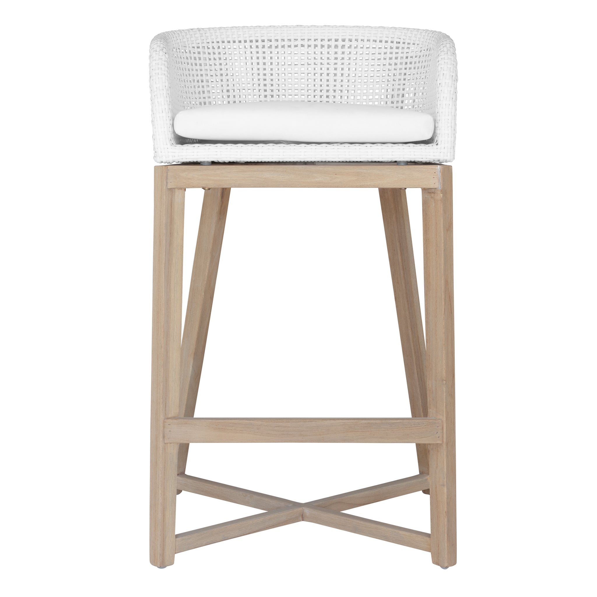 white bar stools outdoor