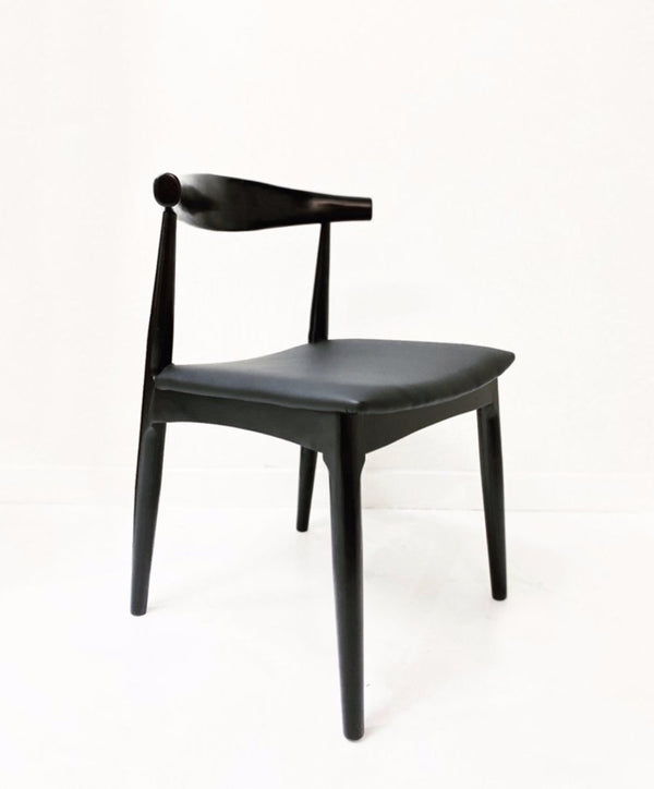 black dining chairs