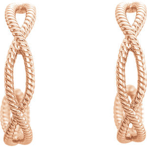 Rope Hoop Earrings