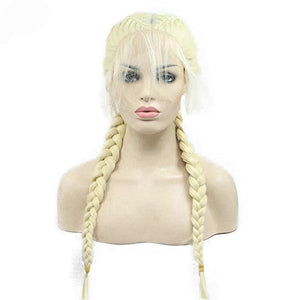 Free Shipping On Double Braided Natural Platinum Blonde Braided