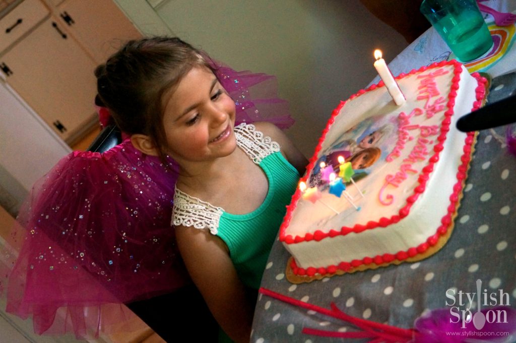 pink princess tea party Disney frozen birthday cake