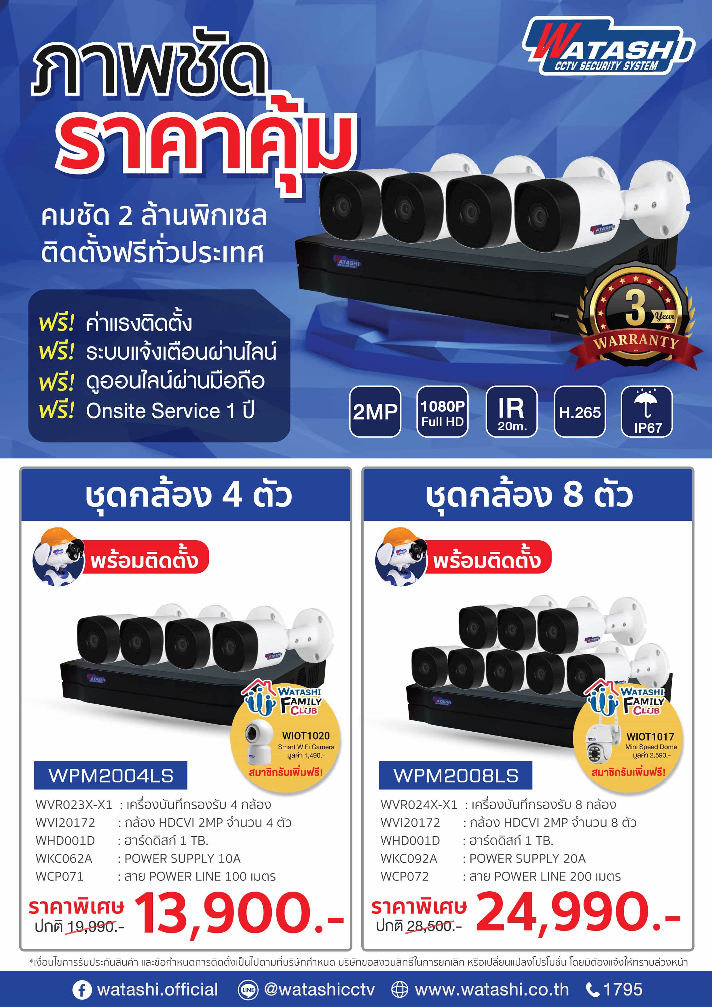 โปรโมชั่นกล้องวงจรปิด