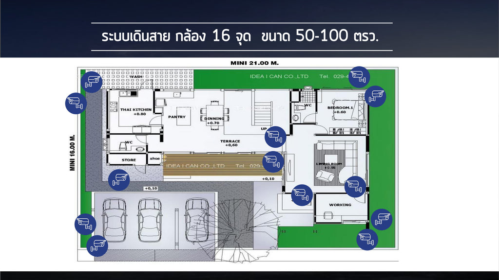 ติดกล้องวงจรปิดที่บ้าน