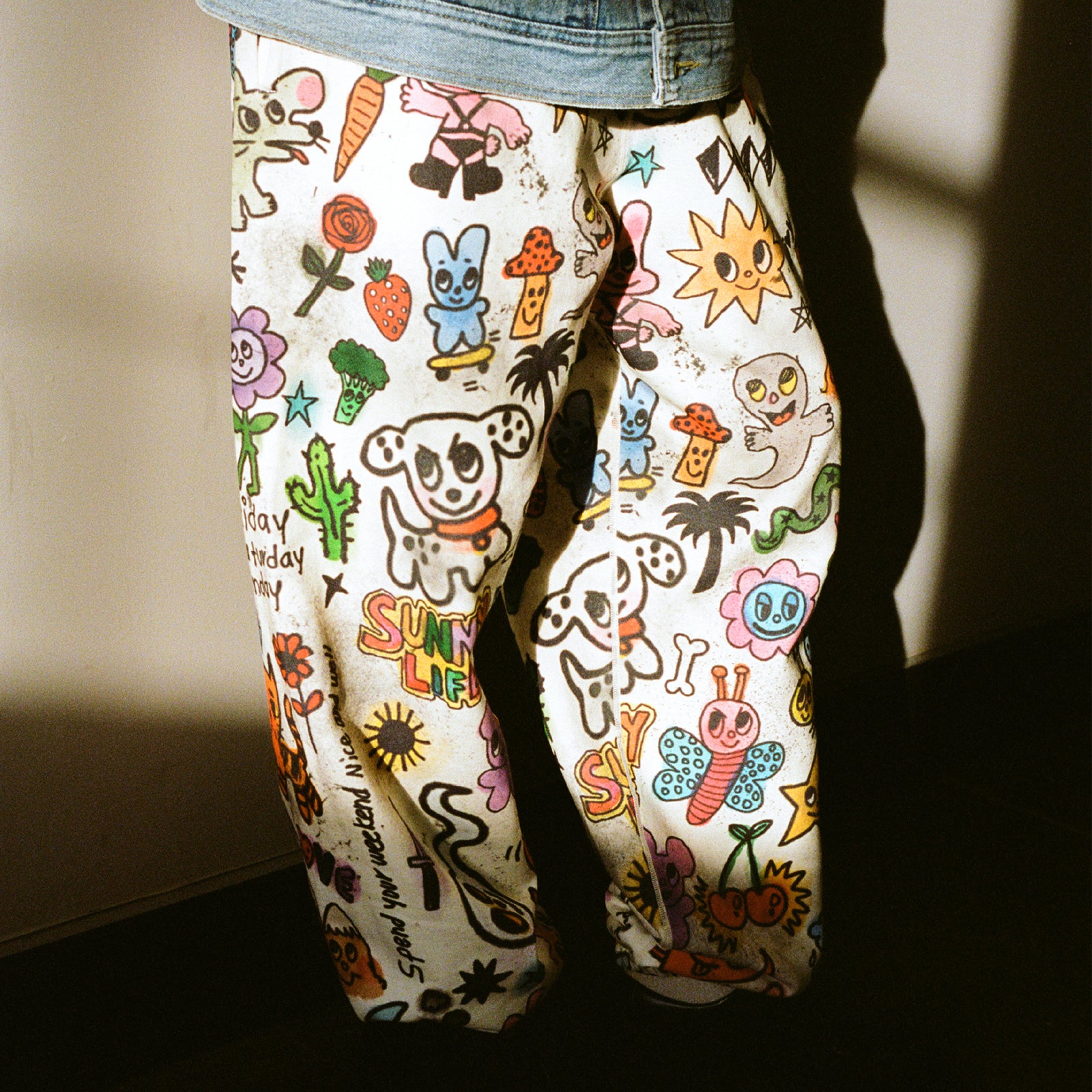 ensou. / Bone Sweatpants(IVORY)-