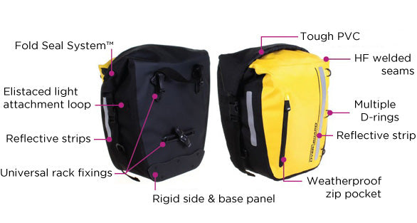 overboard classic waterproof bike pannier