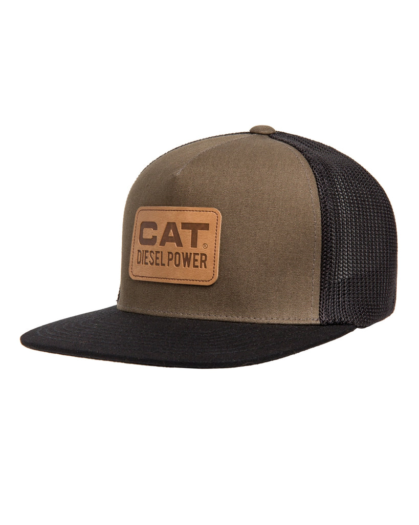 Men\'s Suede Flexfit Hat | Workwear – WORKWEAR CAT® Caterpillar