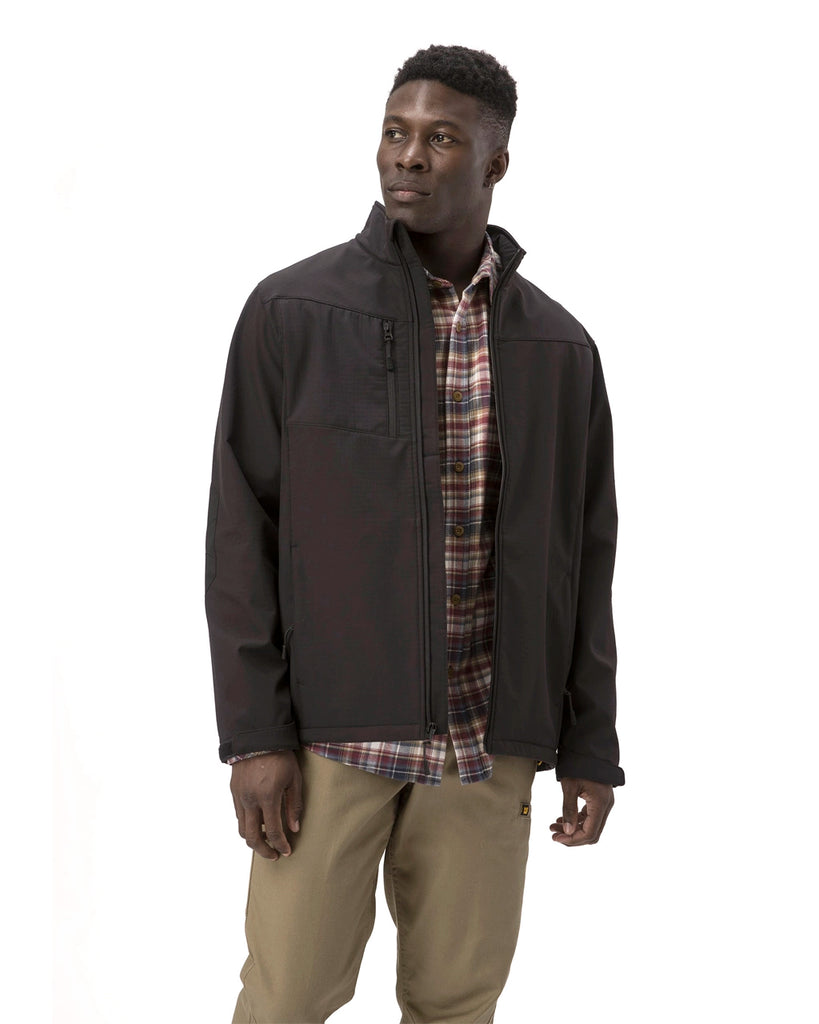 CAT Caterpillar Logo Puffer Vest, Work Wear Redefined, Black & Gray, Men's  XL