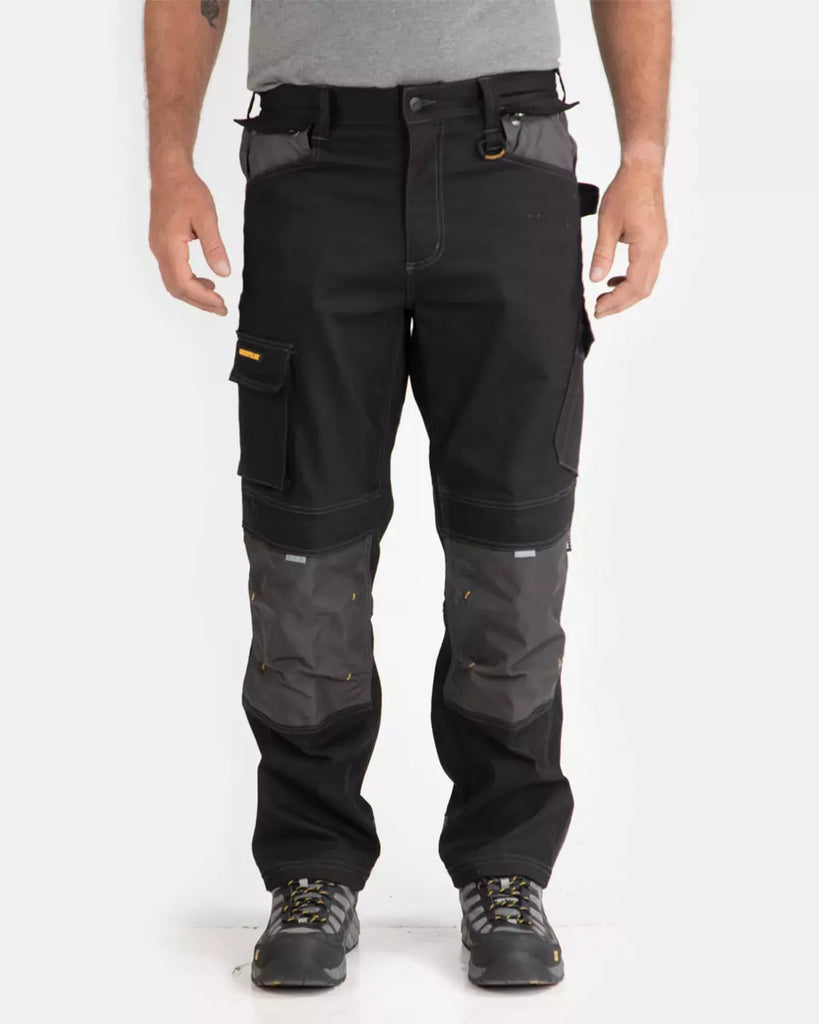 cat workwear men h2o defender trouser black graphite 1810008 10109 b