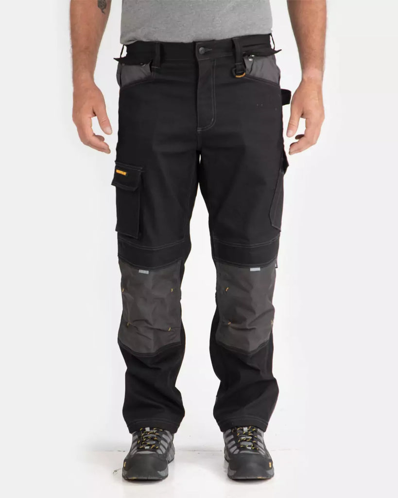 Scruffs Trade Stretch Work Trousers Grey and Black 34