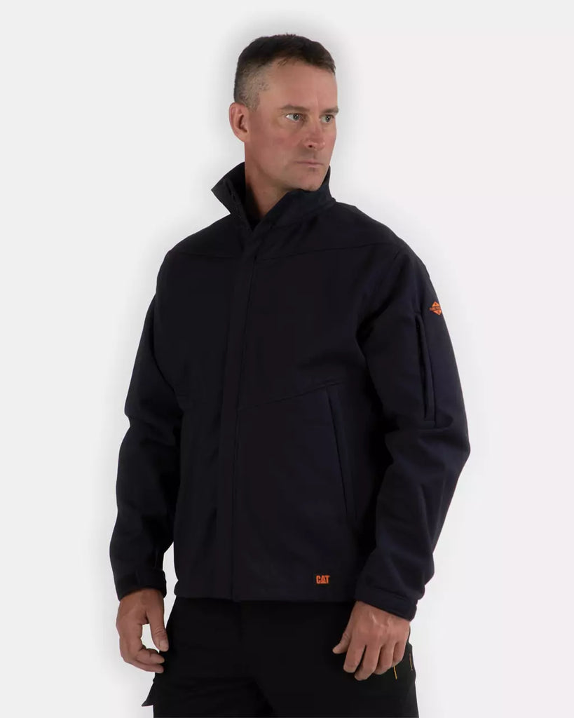 CAT Apparel Jackets: Men's 1310012 57E Navy Flame-Resistant