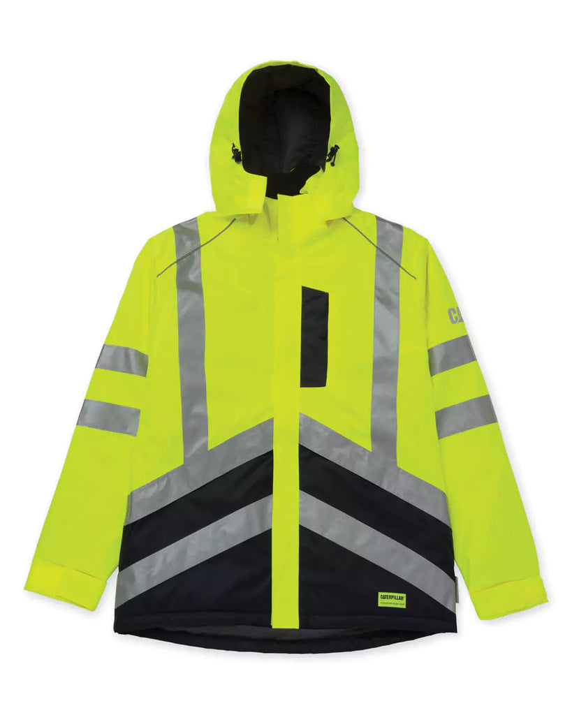 Men's Hi-Vis Softshell Jacket | CAT® WORKWEAR – Caterpillar Workwear