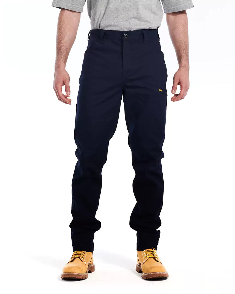 CAT Apparel Pants: Men's 1810008 10109 Water-Resistant Black/Graphite H2O Defender  Pants