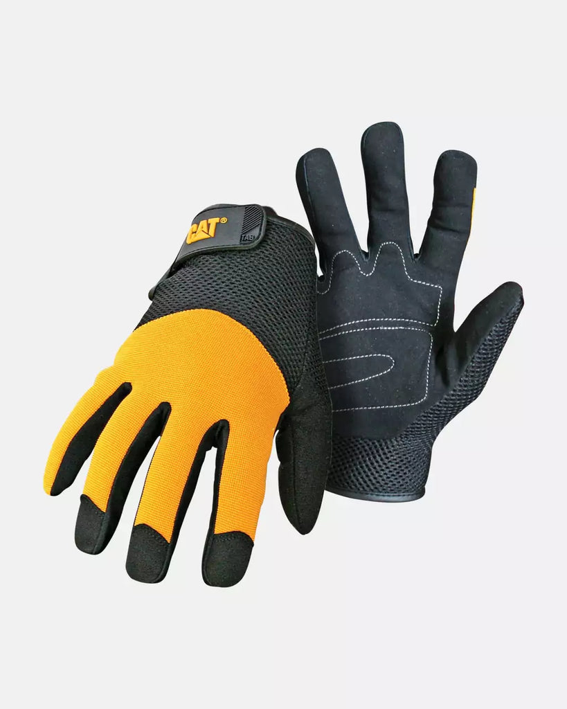 Men's Hi-Vis Leather Palm Glove | CAT® WORKWEAR – Caterpillar Workwear
