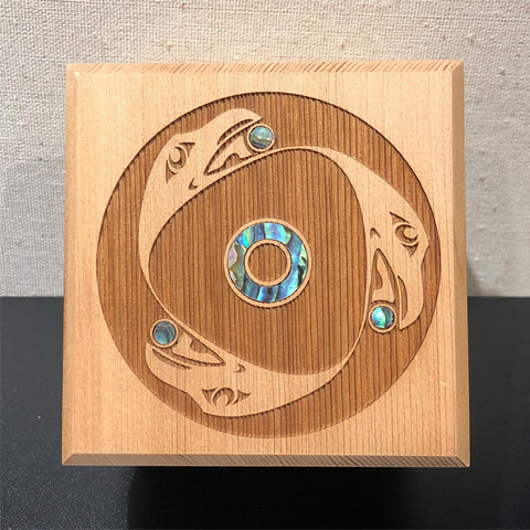 Bentwood Box - Raven Spindle Whorl