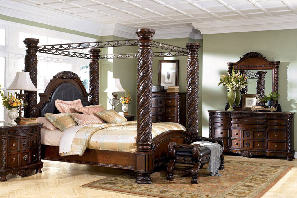 Ashley Furniture North Shore Canopy Bedroom Set Essence Home Decor