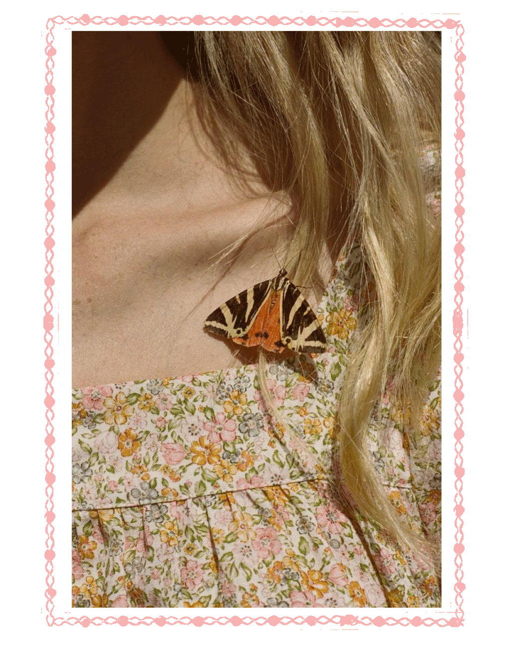 oak meadow pregnancy dress with butterfly 