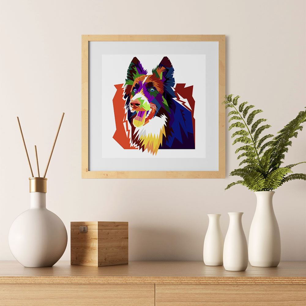 The Wolf - Cubism Animals Posters – EzPosterPrints