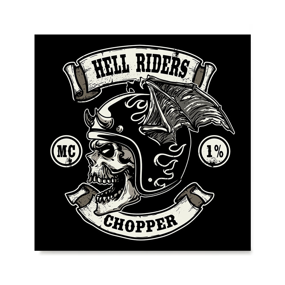 hell rider patchess