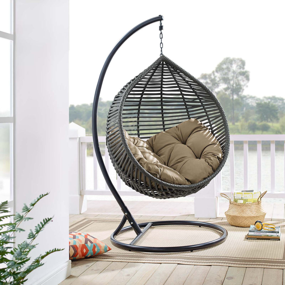 teardrop outdoor swing chair